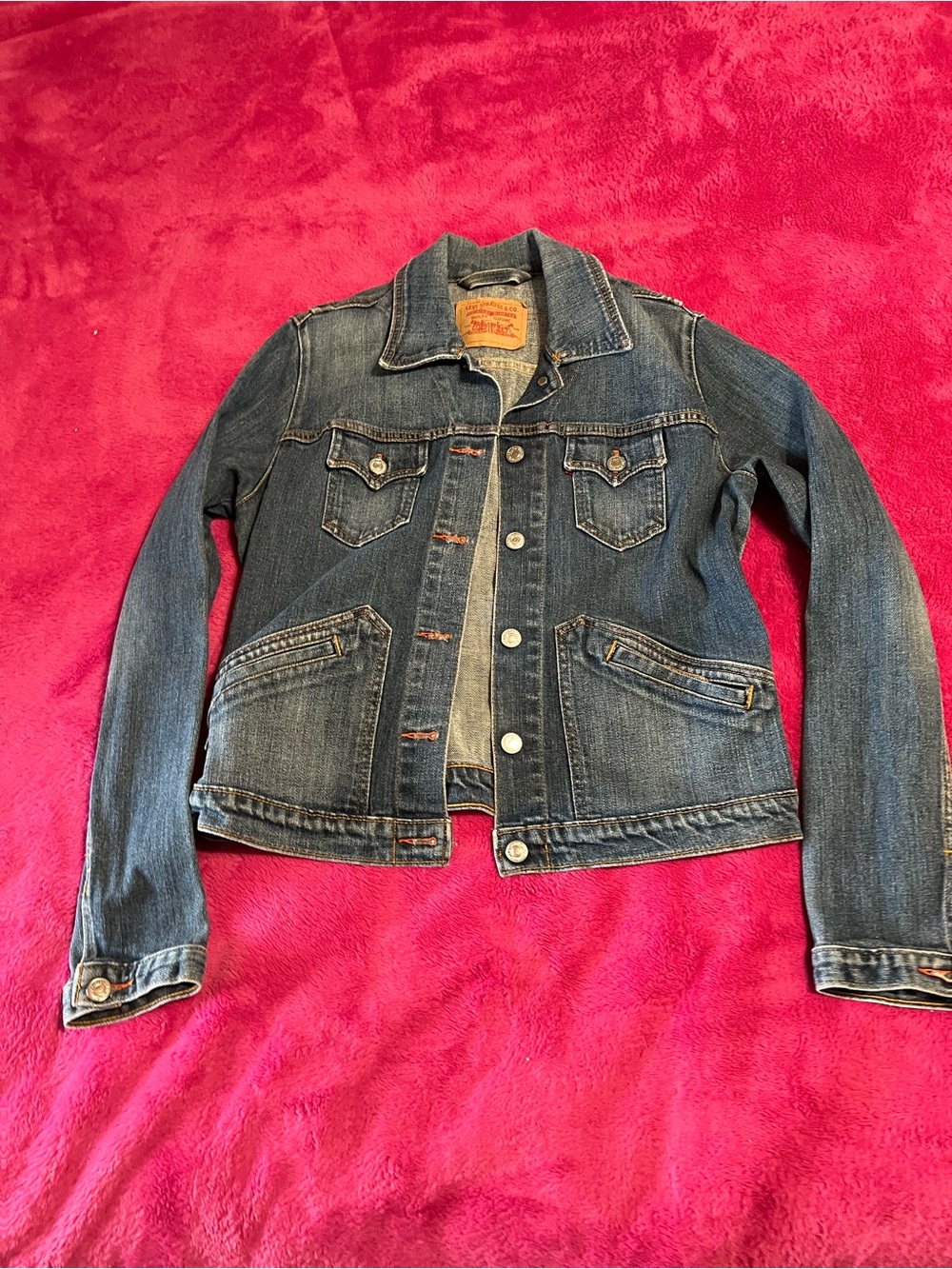 Levi's Dark Blue Denim Jean Jacket